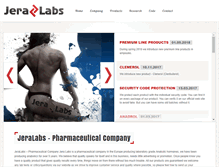 Tablet Screenshot of jeralabs.com